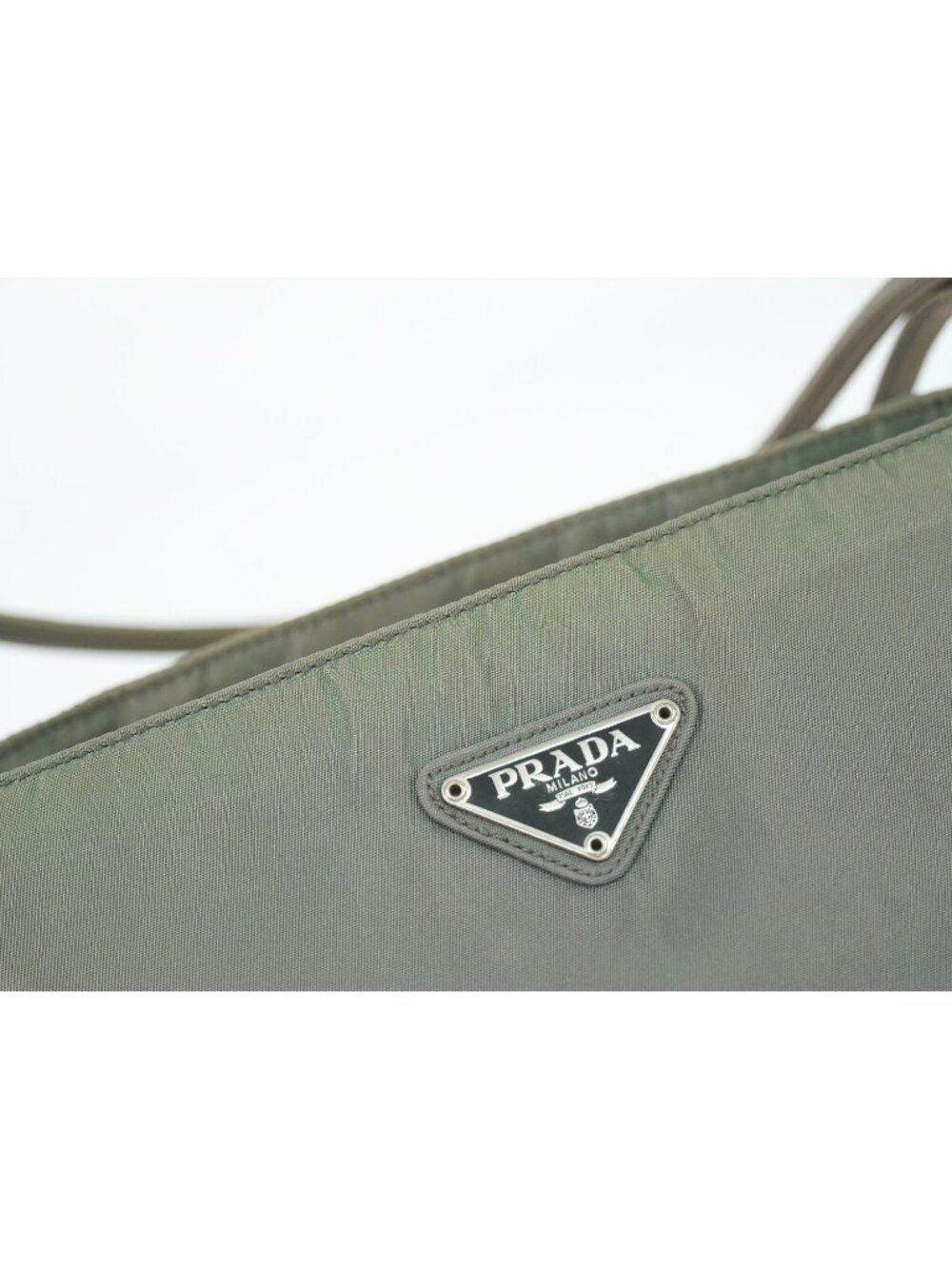 Prada Nylon Tote Khaki - Picture 7 of 9